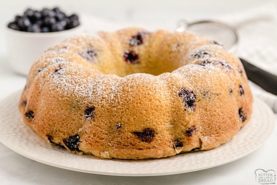 How to make Blueberry Pound Cake recipe