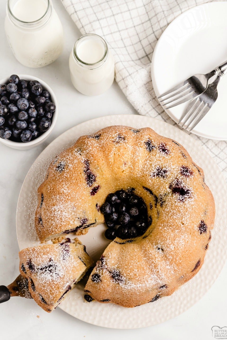 Blueberry Pancake Bundt Cake (Moist, Fluffy, Perfect!)