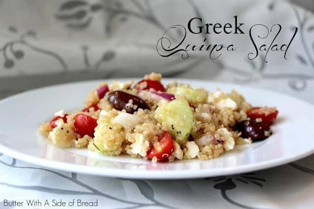 GREEK QUINOA SALAD: Butter With A Side of Bread