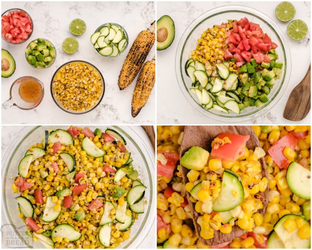 EASY SUMMER CORN SALAD - Butter with a Side of Bread