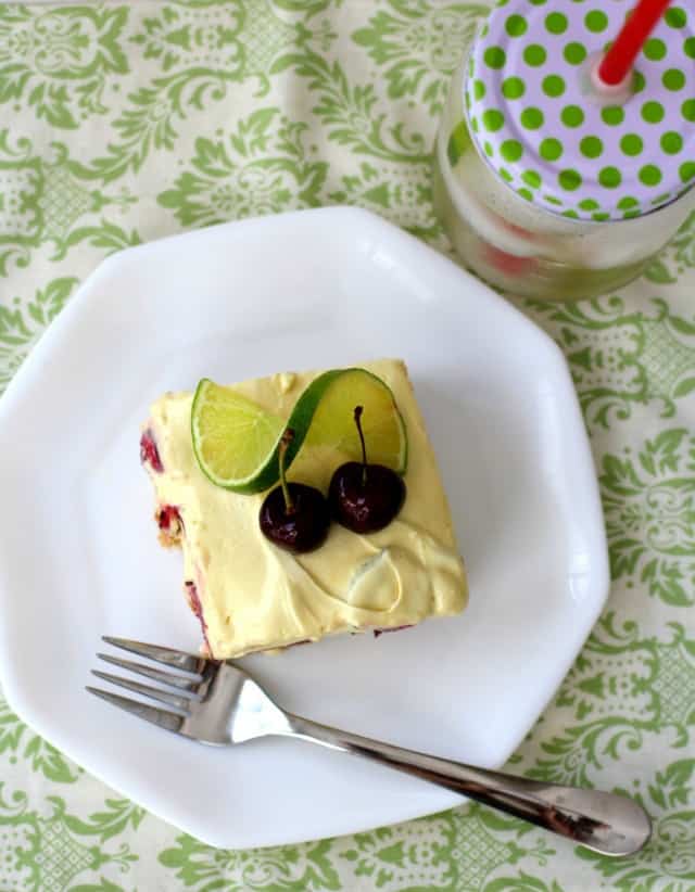CREAMY CHERRY LIME SQUARES: Butter With A Side of Bread