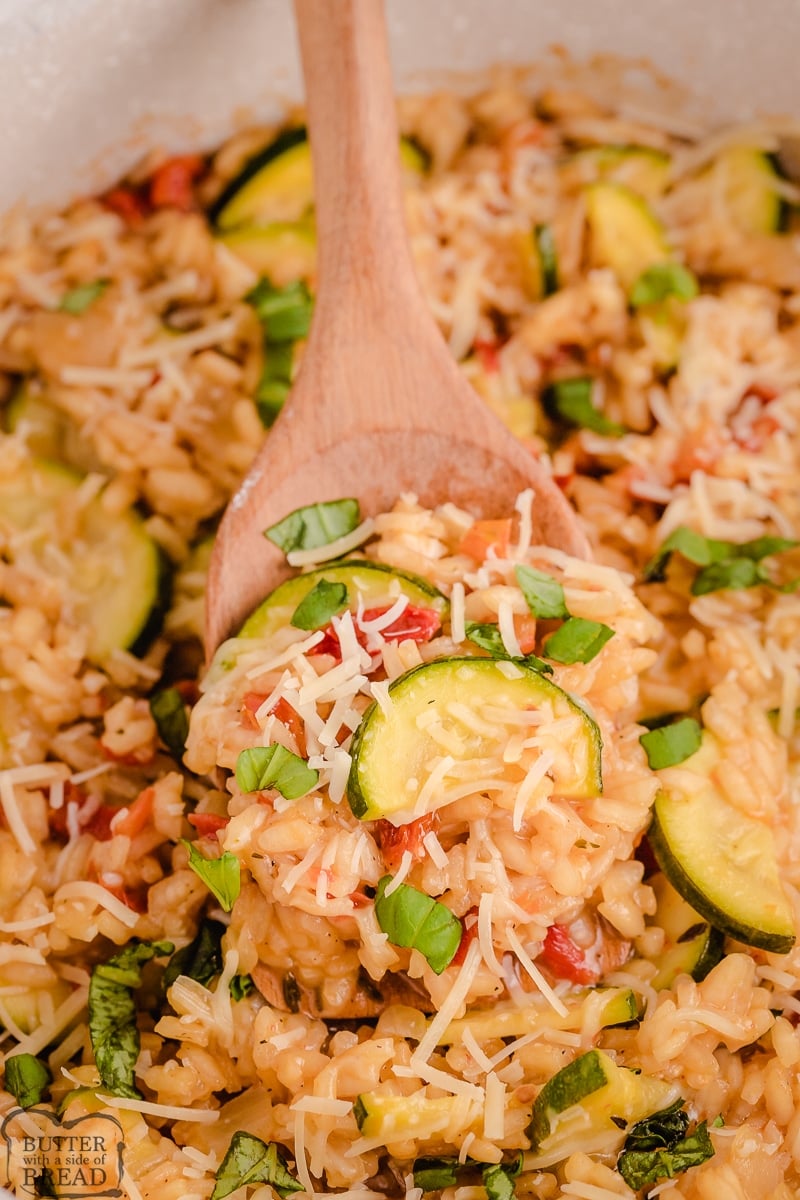 zucchini risotto recipe