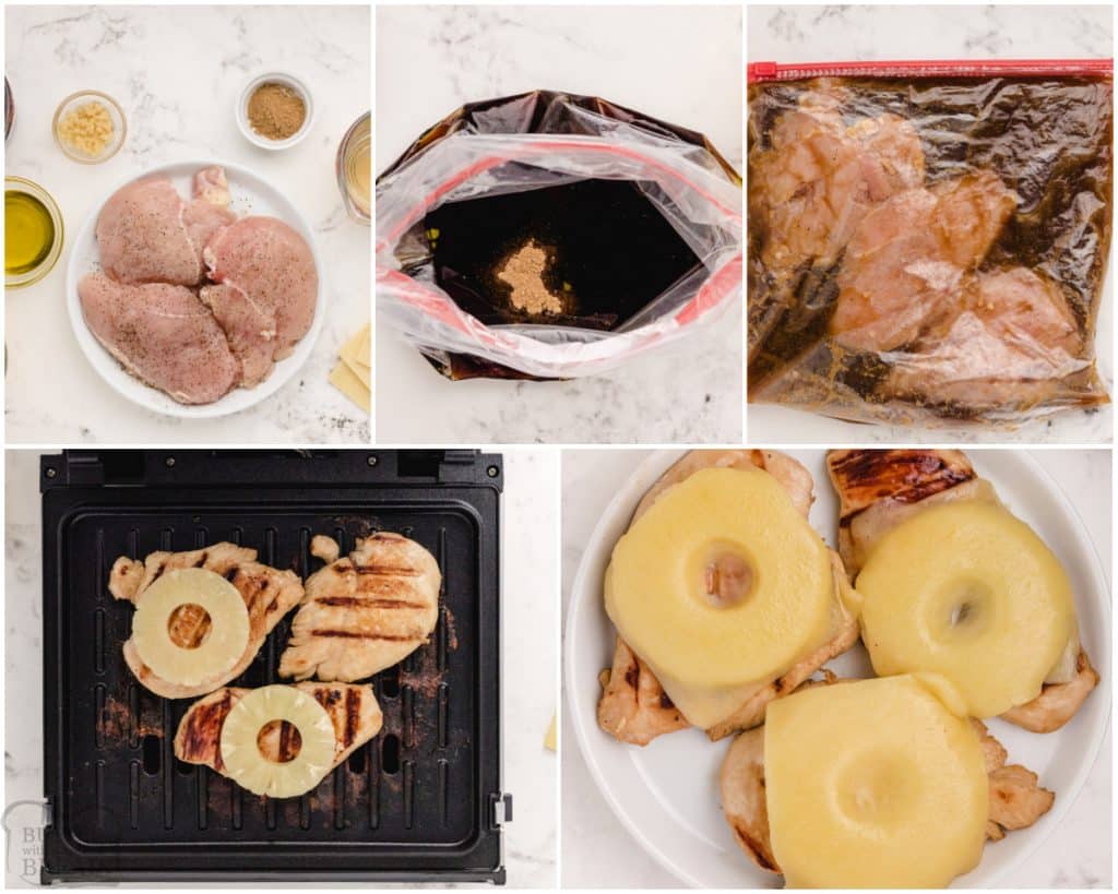 how to make grilled chicken with pineapple