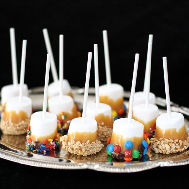 CARAMEL MARSHMALLOW POPS - Butter with a Side of Bread