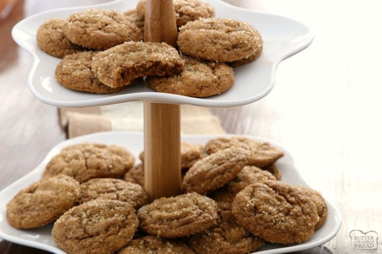 Pumpkin Gingersnap Cookies are soft, perfectly spiced gingersnap cookies made with pumpkin! Classic cookie recipe with a twist perfect for holiday baking.