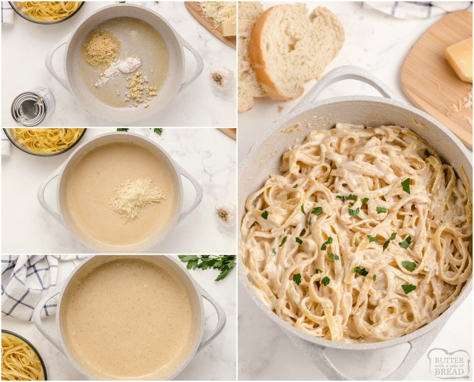 How to make Low Fat Alfredo Sauce