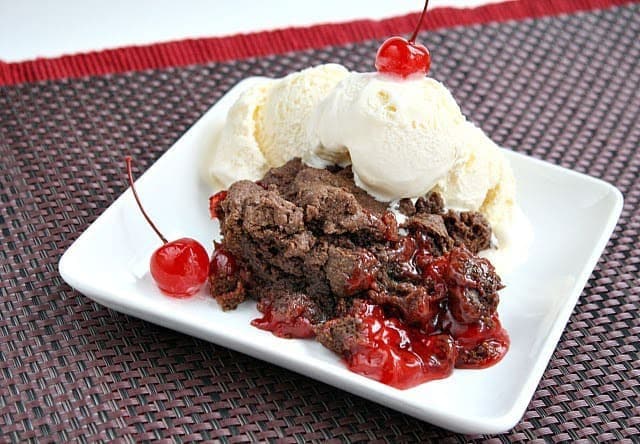 Butter With a Side of Bread: Chocolate Cherry Cobbler