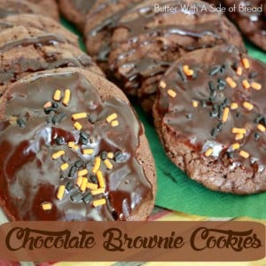 CHOCOLATE BROWNIE COOKIES: Butter With A Side of Bread