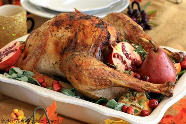 CLASSIC ROASTED TURKEY: Butter With A Side of Bread