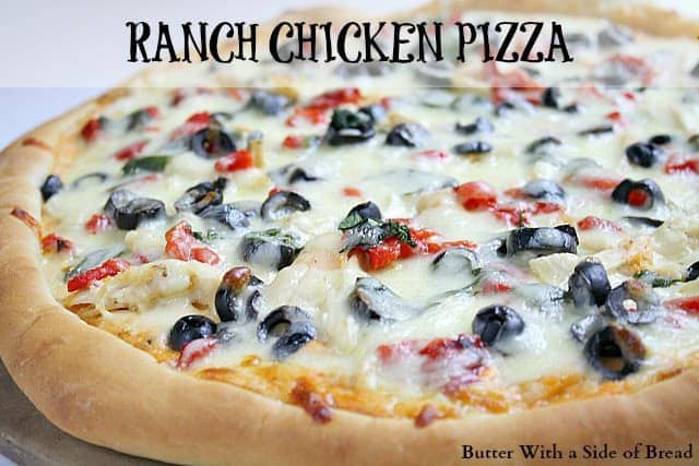 Butter With a Side of Bread: Ranch Chicken Pizza