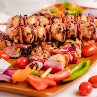 Grilled Ranch Bacon Chicken Kabobs recipe