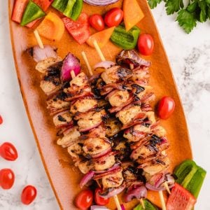 Grilled Ranch Bacon Chicken Kabobs recipe
