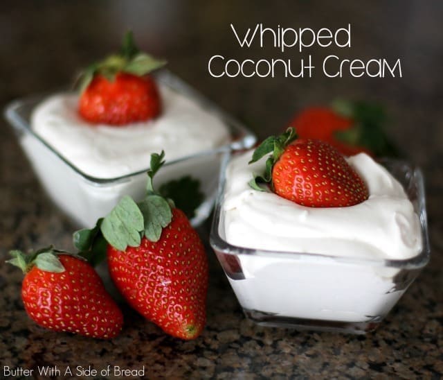 WHIPPED COCONUT CREAM {DAIRY-FREE}