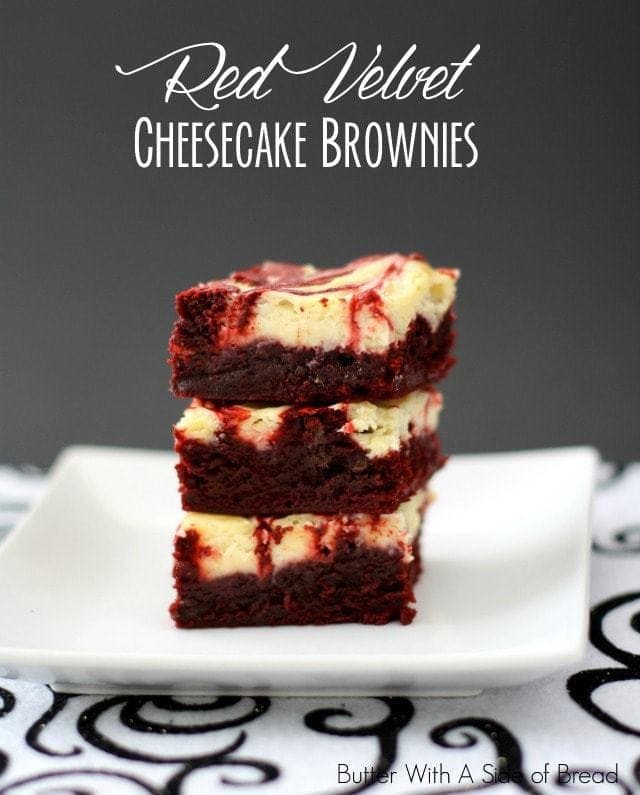 I love the rich flavor of red velvet, don't you? These brownies add in a cheesecake swirl, which just takes them over the top. We couldn't stop eating them! The good news is, they're really simple to make as well!