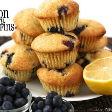 Lemon Blueberry Muffins ~ Butter With A Side of Bread