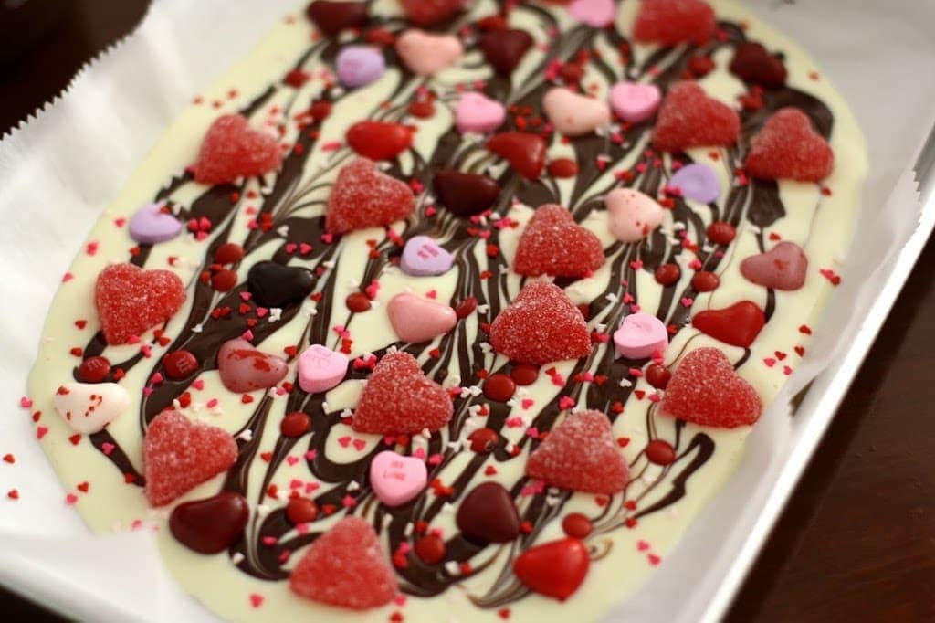 VALENTINE CANDY BARK: Butter With A Side of Bread