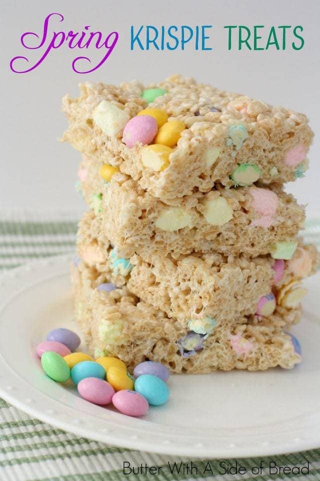 Spring Rice Krispie Treats :: Butter With A Side of Bread