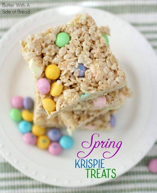 Spring Marshmallow Krispie Treats