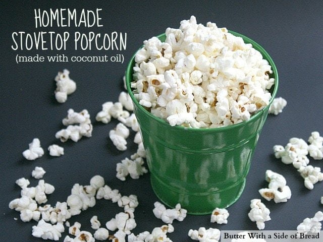 Butter With a Side of Bread - Homemade Stovetop Popcorn