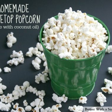 Homemmade Stovetop Popcorn
