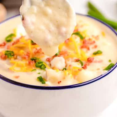 spoonful of potato soup
