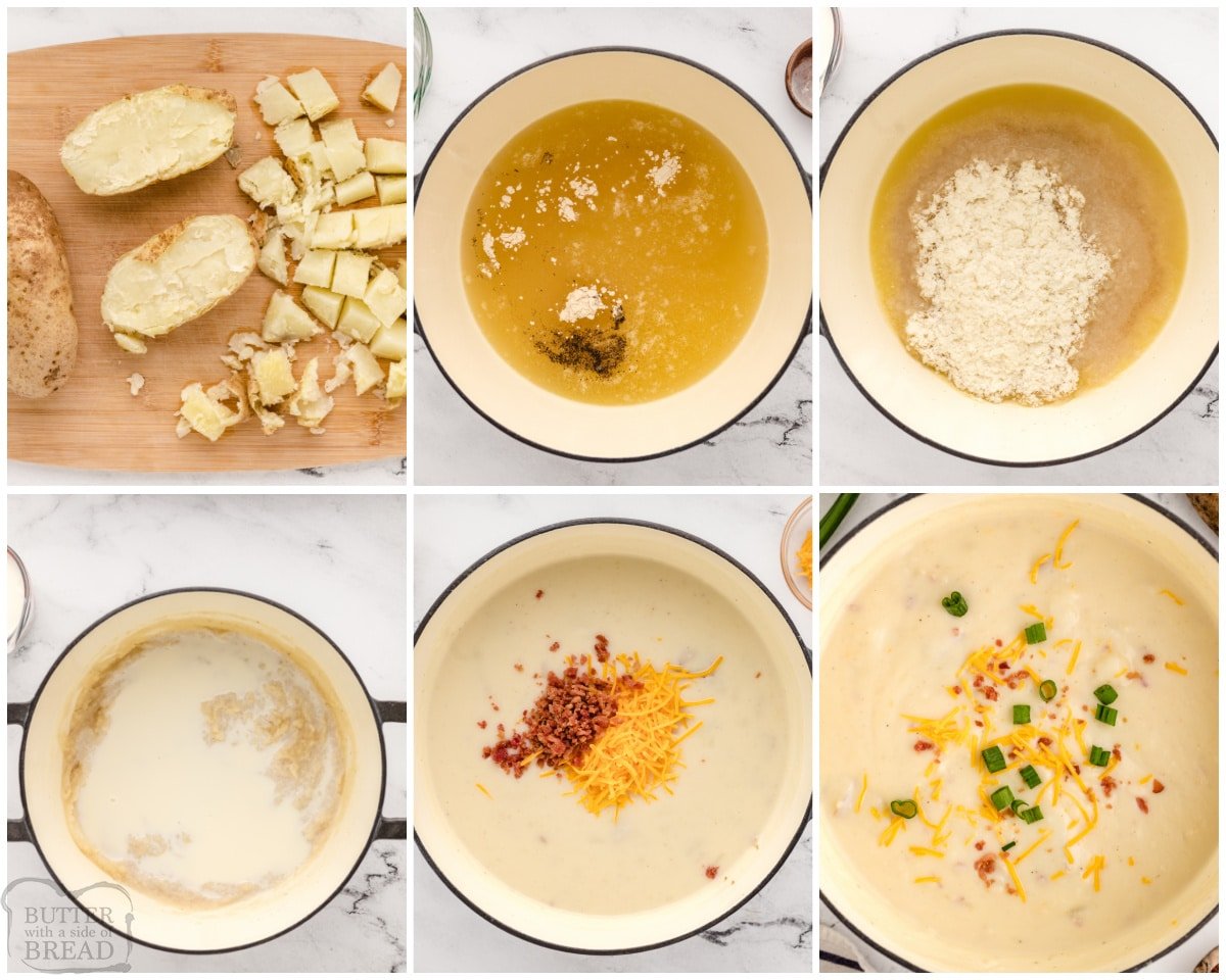 how to make potato soup fast