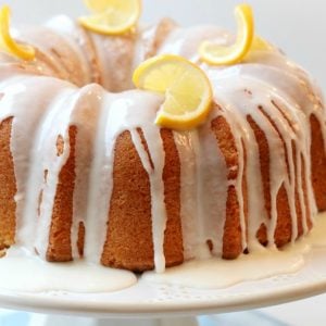 Lemon Buttermilk Pound Cake is a classic pound cake recipe with the addition of fresh lemon! Buttermilk gives this Lemon Pound Cake a wonderful texture and everyone loves the bright flavor of the lemon glaze. It's the perfect pound cake!