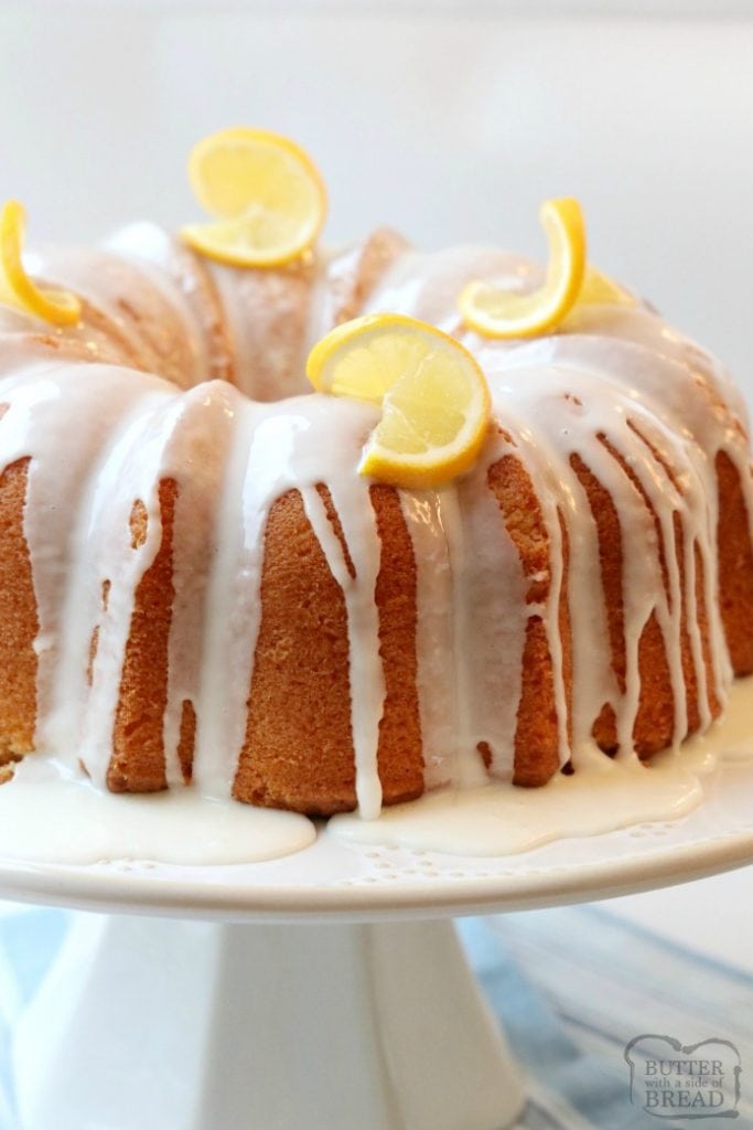 Lemon Buttermilk Pound Cake is a classic pound cake recipe with the addition of fresh lemon! Buttermilk gives this Lemon Pound Cake a wonderful texture and everyone loves the bright flavor of the lemon glaze. It's the perfect pound cake!&nbsp;