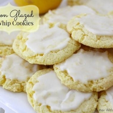 Lemon Glazed Cool Whip Cookies ~ Butter With A Side of Bread