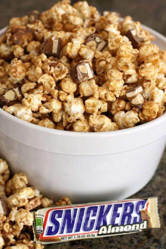 SNICKERS® Peanut Butter Popcorn ~ Butter With A Side of Bread