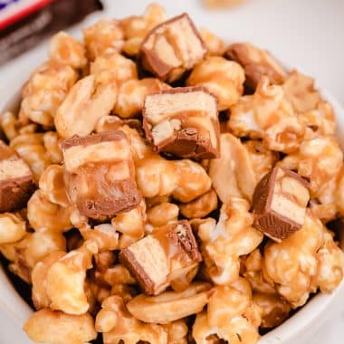 snickers peanut butter popcorn
