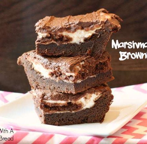 Marshmallow Frosted Brownies aka Mississippi Mud Brownies — Mommy's Kitchen