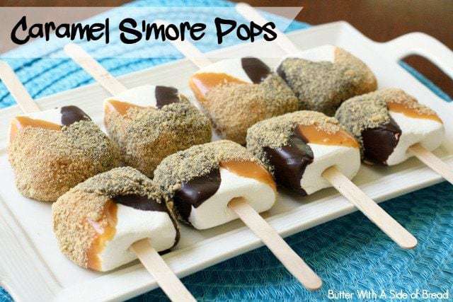 Caramel S'more Pops - Butter With A Side of Bread