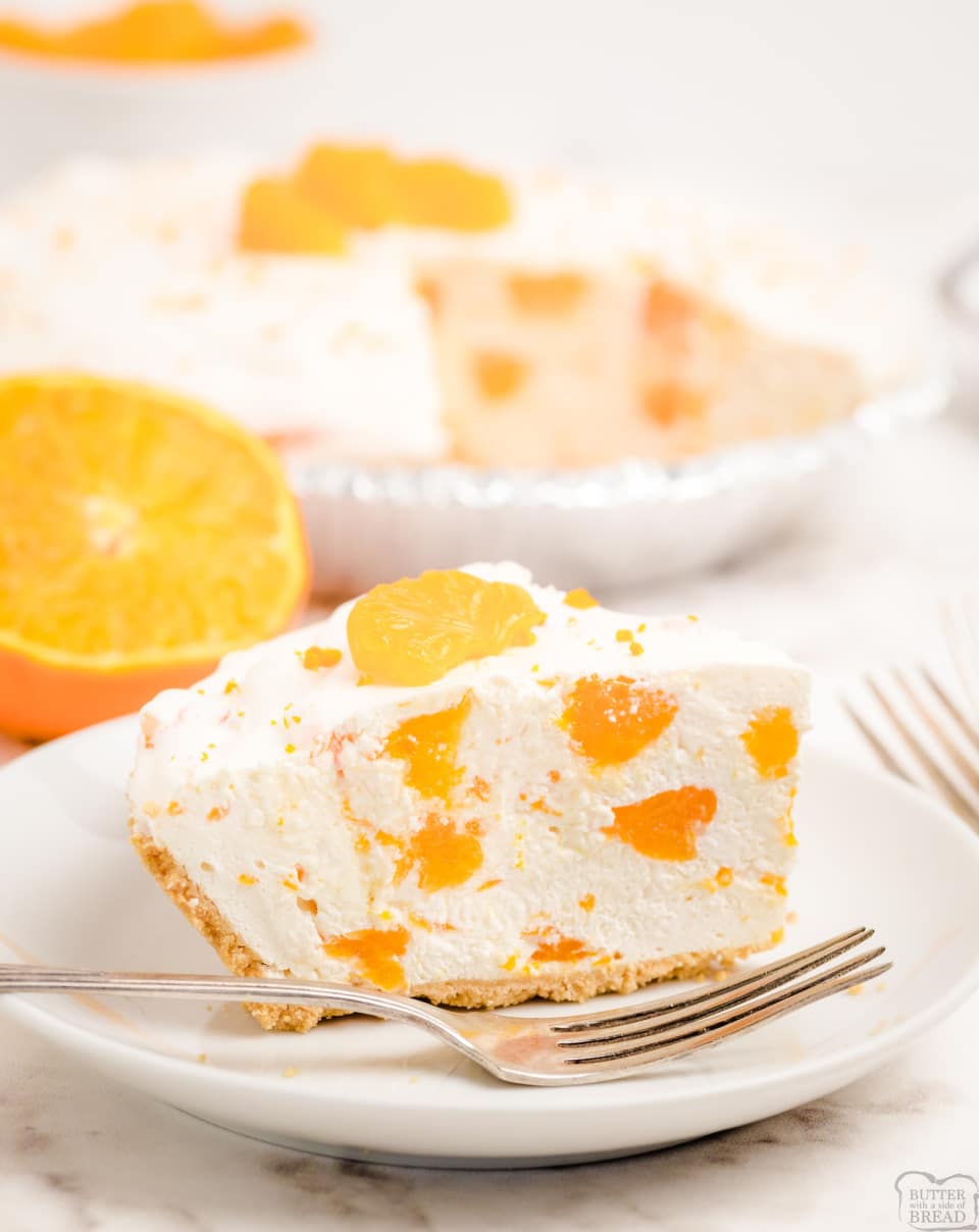 Easy No-Bake Orange Creamsicle Cheesecake recipe