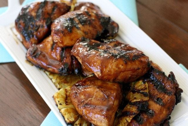 Sweet & Spicy Grilled Sticky Chicken - Butter With A Side of Bread