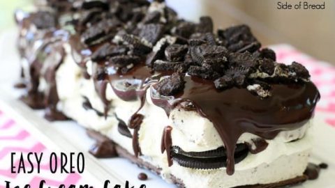 Easy Oreo Ice Cream Cake Butter With A Side Of Bread