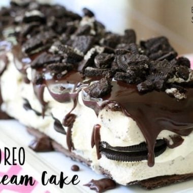 Easy 5-Minute Oreo Ice Cream Cake - Butter With A Side of Bread