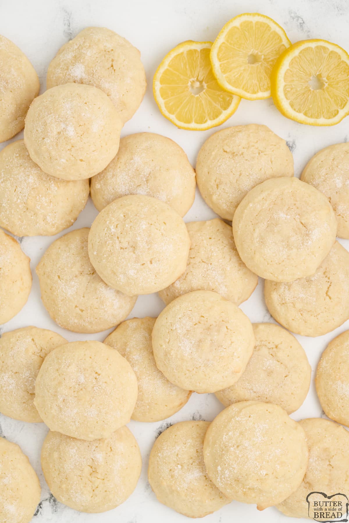 Cookies made with lemonade concentrate