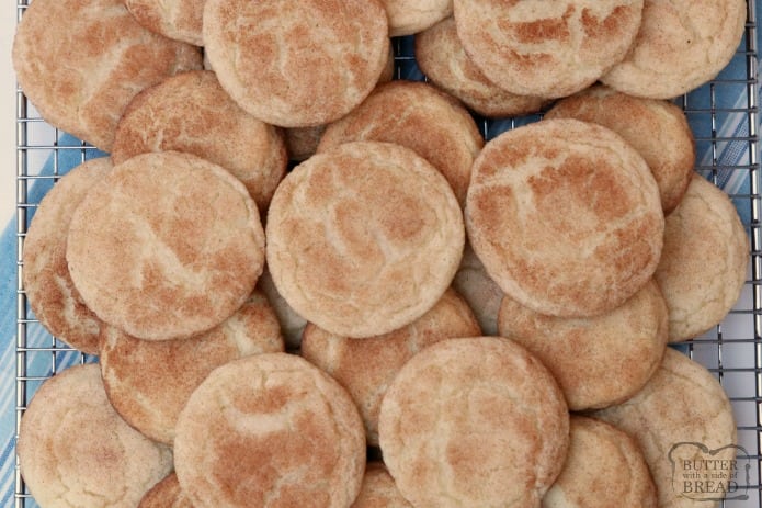 Classic Snickerdoodle cookies recipe for the best Snickerdoodles ever! Soft & chewy with great cinnamon sugar flavor and that traditional snickerdoodle texture.