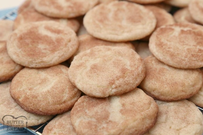 Classic Snickerdoodle cookies recipe for the best Snickerdoodles ever! Soft & chewy with great cinnamon sugar flavor and that traditional snickerdoodle texture.