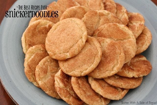 The Best Snickerdoodle Cookies Recipe Ever. Butter With A Side of Bread