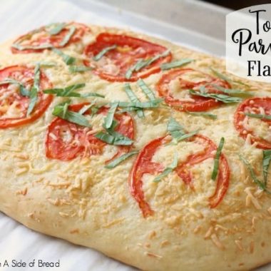 Tomato Parmesan Flatbread - Butter With A Side of Bread