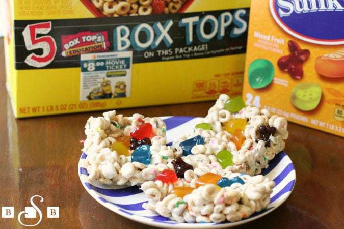Fruity Cheerios Bars . Box Tops for Education - Butter With A Side of Bread