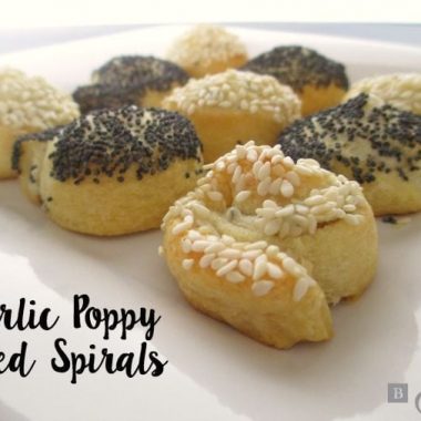 Garlic Poppy Seed Spirals - Butter With A Side of Bread