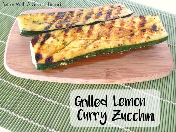 Grilled Lemon Curry Zucchini is grilled zucchini like you've never had it before! You'll love the zesty flavors that pair alongside your favorite main dish. 