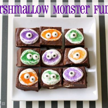 Marshmallow Monster Fudge - Butter With A Side of Bread
