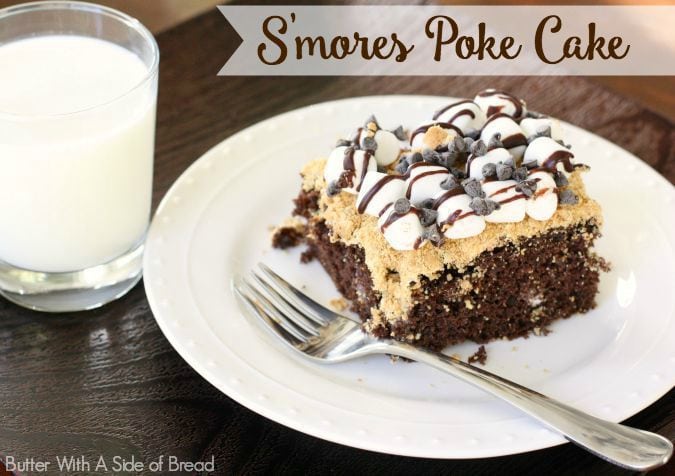 S'mores Poke Cake - Butter With A Side of Bread