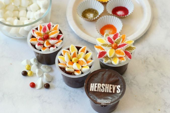 Hershey's Pudding Autumn Bloom Marshmallow Toppers - Butter With A Side of Bread