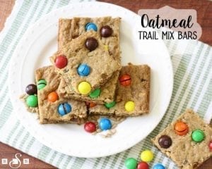 Oatmeal Trail Mix Bars - Butter With A Side of Bread