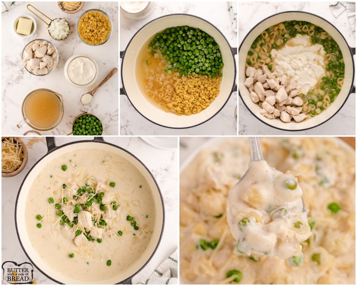 how to make homemade chicken alfredo soup